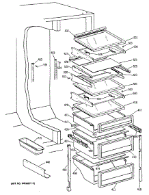 05 - Section5 parts for Ge Refrigerator TPX21PRXAWW from AppliancePartsPros.com