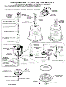 03 - Std. Capacity - Wh38x38, Lg. Capacity - Wh38x39 parts for Ge Washer WLW3505BAL from AppliancePartsPros.com