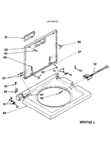 05 - Lid Parts parts for Ge Washer Dryer Combo WSM2420SBZWW from AppliancePartsPros.com