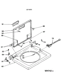 05 - Lid Parts parts for Ge Washer Dryer Combo WSM2420SDZWW from AppliancePartsPros.com
