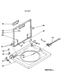 05 - Lid Parts parts for Ge Washer Dryer Combo WSM2480SEZAA from AppliancePartsPros.com