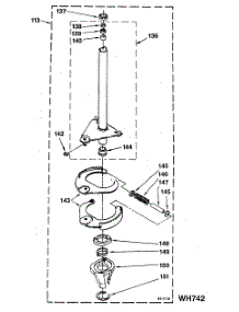 11 - Section11 parts for Ge Washer Dryer Combo WSM2480SEZWW from AppliancePartsPros.com