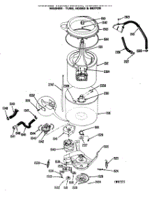 05 - Washer - Tubs, Hoses & Motor parts for Ge Washer Dryer Combo WSM2780RAW from AppliancePartsPros.com