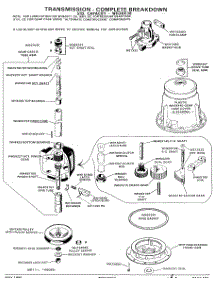 03 - Transmission - Complete Breakdown parts for Ge Washer WWA5304VNL from AppliancePartsPros.com