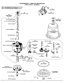 04 - Transmission - Complete Breakdown parts for Ge Washer WWA5407MAL from AppliancePartsPros.com