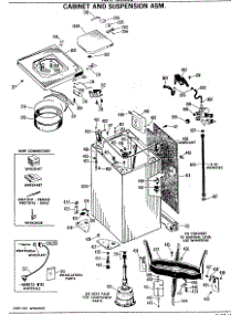 03 - Cabinet And Suspension Asm. parts for Ge Washer WWA5411GAL from AppliancePartsPros.com