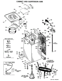 05 - Cabinet And Suspension Asm. parts for Ge Washer WWA5600BAL from AppliancePartsPros.com