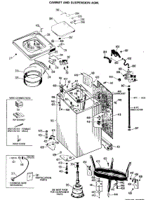 03 - Cabinet And Suspension Asm. parts for Ge Washer WWA7070GBL from AppliancePartsPros.com