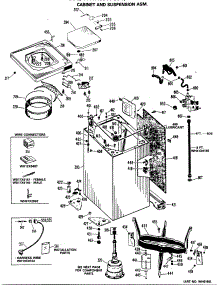 03 - Cabinet And Suspension Asm. parts for Ge Washer WWA8306LBL from AppliancePartsPros.com
