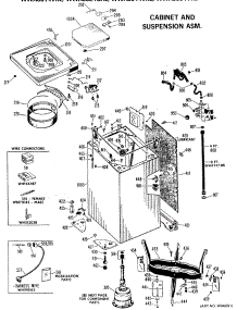 05 - Cabinet And Suspension Asm. parts for Ge Washer WWA8314VKL from AppliancePartsPros.com