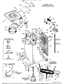 03 - Cabinet And Suspension Asm. parts for Ge Washer WWA8354VLL from AppliancePartsPros.com