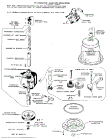 04 - Transmission-Complete Breakdown parts for Ge Washer WWA8354VLL from AppliancePartsPros.com