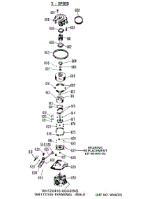 05 - 2-Speed parts for Ge Washer WWA8354VLL from AppliancePartsPros.com