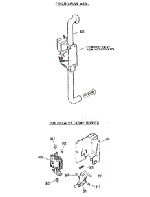 07 - Pinch Valve Asm. parts for Ge Washer WWA8600GBL from AppliancePartsPros.com
