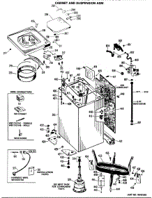 04 - Cabinet And Suspension Asm. parts for Ge Washer WWA8600GCL from AppliancePartsPros.com