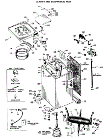 03 - Cabinet And Suspension Asm. parts for Ge Washer WWA8898MAL from AppliancePartsPros.com