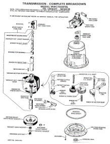 04 - Transmission - Complete Breakdown parts for Ge Washer WWC7000FBL from AppliancePartsPros.com