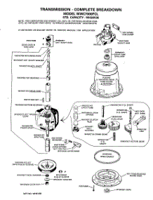 04 - Transmission - Complete Breakdown parts for Ge Washer WWC7000FCL from AppliancePartsPros.com