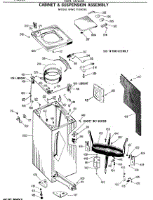 02 - Cabinet & Suspension Assembly parts for Ge Washer WWC7190CBL from AppliancePartsPros.com