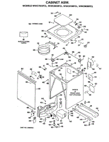 03 - Cabinet Asm. parts for Ge Washer WWC9000FCL from AppliancePartsPros.com