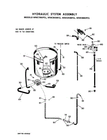 04 - Hydraulic System Assembly parts for Ge Washer WWC9000FCL from AppliancePartsPros.com