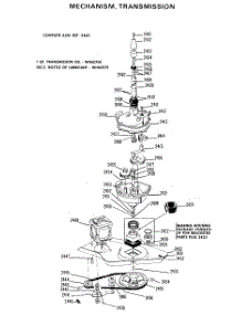 05 - Mechanism, Transmission parts for Ge Washer WWP1170FAW from AppliancePartsPros.com