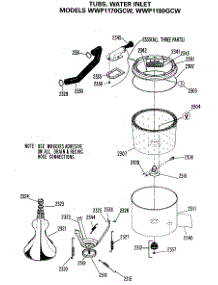 04 - Tubs, Water Inlet parts for Ge Washer WWP1180GCW from AppliancePartsPros.com