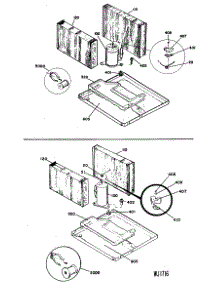 03 - Section3 parts for Ge Air Conditioner YES15DAV1 from AppliancePartsPros.com