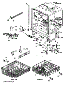02 - Section2 parts for Ge Dishwasher ZBD3000R36WB from AppliancePartsPros.com