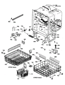 02 - Section2 parts for Ge Dishwasher ZBD3500X66WW from AppliancePartsPros.com