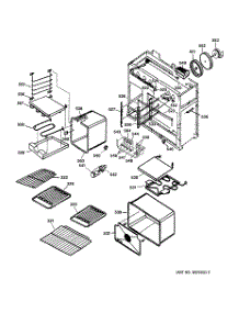 02 - Unit Parts parts for Ge Range ZDP48N6RDSS from AppliancePartsPros.com