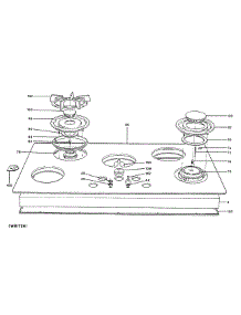 02 - Section2 parts for Ge Cooktop ZGU661EM1WG from AppliancePartsPros.com