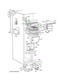 03 - Freezer Section parts for Ge Refrigerator ZISB48DWA from AppliancePartsPros.com