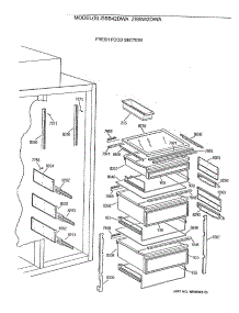 07 - Fresh Food Section parts for Ge Refrigerator ZISW42DWA from AppliancePartsPros.com