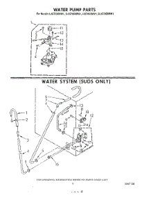 06 - Water Pump , Water System parts for Whirlpool Washer LA5700XMW1 from AppliancePartsPros.com