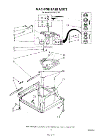 07 - Machine Base parts for Whirlpool Washer LA5200XTM0 from AppliancePartsPros.com