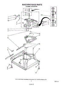 07 - Machine Base parts for Whirlpool Washer LA5720XTM0 from AppliancePartsPros.com