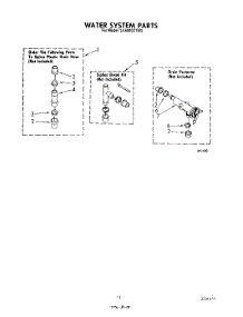 11 - Water System parts for Whirlpool Washer LA6800XTF0 from AppliancePartsPros.com