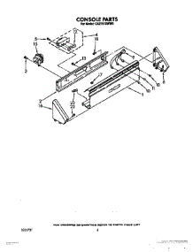 03 - Console parts for Whirlpool Washer CA2751XWN0 from AppliancePartsPros.com