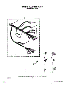 10 - Wiring Harness parts for Whirlpool Washer CA2751XWN0 from AppliancePartsPros.com