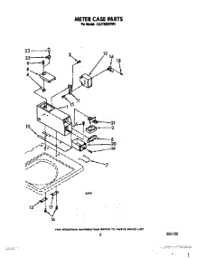 04 - Meter Case parts for Whirlpool Washer CA2762XWG0 from AppliancePartsPros.com