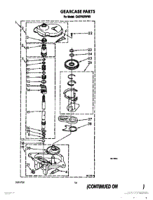 12 - Gearcase parts for Whirlpool Washer CA2762XWG0 from AppliancePartsPros.com
