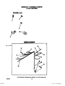 08 - Wiring Harness parts for Whirlpool Washer TAWL610WG0 from AppliancePartsPros.com