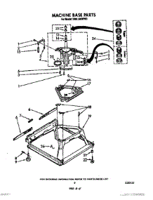 07 - Machine Base parts for Whirlpool Washer TAWL680WG0 from AppliancePartsPros.com