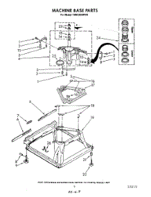 07 - Machine Base parts for Whirlpool Washer TAWL600WN0 from AppliancePartsPros.com
