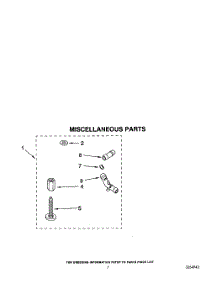 06 - Miscellaneous parts for Whirlpool Washer LA5705XWM0 from AppliancePartsPros.com