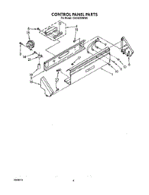 03 - Control Panel parts for Whirlpool Washer CA2452XWN0 from AppliancePartsPros.com