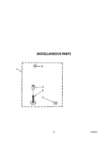 07 - Miscellaneous parts for Whirlpool Washer CA2452XWN0 from AppliancePartsPros.com