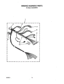 10 - Wiring Harness parts for Whirlpool Washer CA2452XWN0 from AppliancePartsPros.com