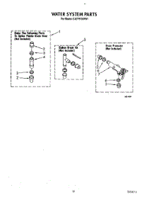 13 - Water System parts for Whirlpool Washer CA2751XWN1 from AppliancePartsPros.com